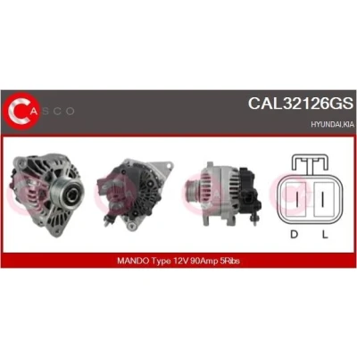 Kuva CASCO CAL15151AS Laturi 12V 90A MERCEDES BENZ: A sarja, Vaneo