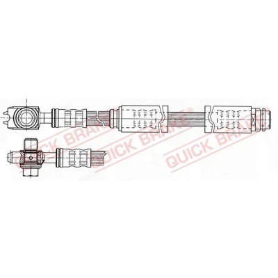 Kuva Jarruletku, Etuakseli, oikea, vasen AUDI TT, TT Roadster OE 8N0611707A