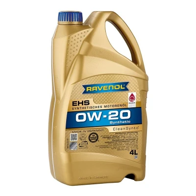 Kuva Ravenol EHS 0W 20 4l Moottoriöljy 1111113 004 01 999 FORD: MONDEO 4 Turnier, FIESTA 6, FOCUS 3 VOLVO: V70 3, V60 I, V40 Hatchback