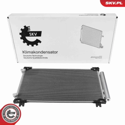 Kuva ESEN SKV 86SKV519 Ilmastoinnin Lauhdutin Vedenerottimella Alumiini 628mm