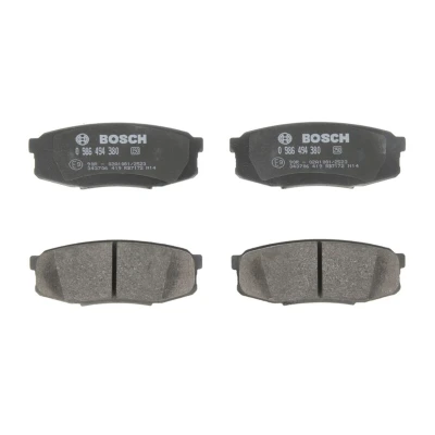 Kuva BOSCH 0 986 494 380 Jarrupalat Low Metallic Huudonvaimennuspellillä, asennusohjeella TOYOTA: Land Cruiser Prado 150, 200