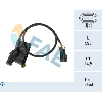 Kuva Tunnistin, nokka akselin ajoitus Opel, Vauxhall OE 6238000, 7639795, 90412795