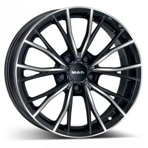 Kuva MAK Mark Black Polished 7.5x17 5/112 ET41 B66.6