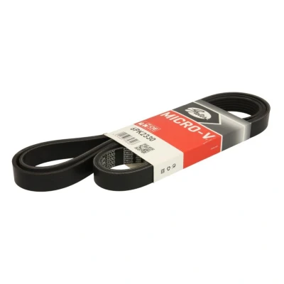 Kuva GATES Micro V 6PK2330 Moniurahihna 2330 6 Polyesteri, EPDM (eteenipropeeni dieeni kumi) AUDI: A6 C7 Avant, A4 B8 Q5, MERCEDES BENZ: W124 Sedan