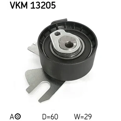 Kuva SKF VKM 13205 Kiristysrulla, Hammashihnat PEUGEOT: 407 SW, 3008 I, FORD: FOCUS 3 Turnier