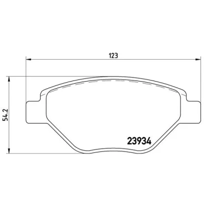 Kuva BREMBO P 68 031 Jarrupalat Ilman kulumisenilmaisinta Jarrusatulan ruuveilla tarvikkeita RENAULT: MEGANE 2 Kombi, 2, Stufenheck