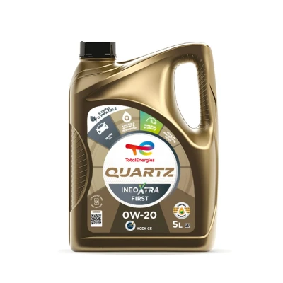 Kuva Total Quartz Ineo Xtra First 0W 20 5l Moottoriöljy 214314 BMW: 1 Hatchback, 3 Sedan, 4 Coupe, TOYOTA: Avensis III Farmari, Yaris Hatchback
