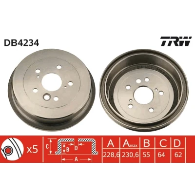 Kuva TRW DB4234 Jarrurumpu