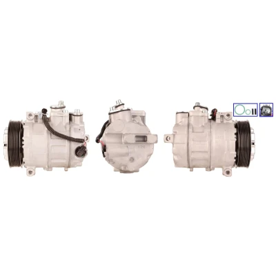Kuva LUCAS ACP378 Ilmastoinnin Kompressori PAG 46 R 134a Tiivisteillä