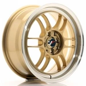 Kuva Japan Racing JR7 Gold Machined LIP 7x15 4/100 ET38 B73.1