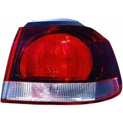 Kuva DIEDERICHS 2215191 Takavalot Vasen Uloin osa Tumma Ilman lampun kantaa VOLKSWAGEN: GOLF 6