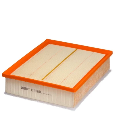 Kuva HENGST FILTER E1325L Ilmansuodatin 70 232 281 Suodatinpanos SKODA: Rapid Spaceback, Hatchback, AUDI: A1 Sportback, SEAT: Toledo 4