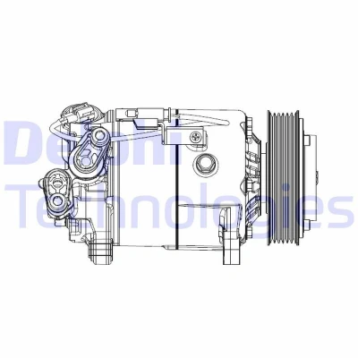 Kuva DELPHI CS20500 Ilmastoinnin Kompressori 6ZSE12 PAG 46 kompressoriöljyllä BMW: X1