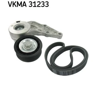 Kuva SKF VKMA 31233 Moniurahihnasarja VOLKSWAGEN: Golf 4 Variant, Transporter 5, 5 Bus, SEAT: Alhambra I, Leon I Hatchback, AUDI: TT Coupe