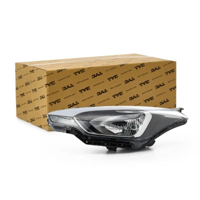 Kuva TYC 20 15826 15 2 Ajovaloumpio Vasen H4 Oikeanpuoleiselle liikenteelle Ilman sähkömoottoria HYUNDAI: i20 II Hatchback