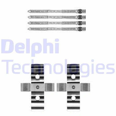 Kuva DELPHI LX0604 Tarvikesarja, Jarrupala RENAULT: CLIO 3, OPEL: Corsa D Hatchback