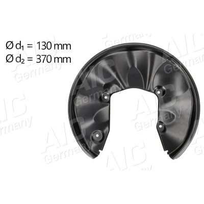 Kuva Suojapelti, jarrulevy, Taka akseli, oikea AUDI A4 B7, B7 Avant, A6 Allroad C6, C6 Avant OE 4F0 615 612, 8E0 505 434