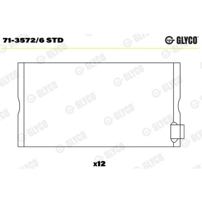 Kuva GLYCO 71 3572/6 STD Kiertokangen Laakeri