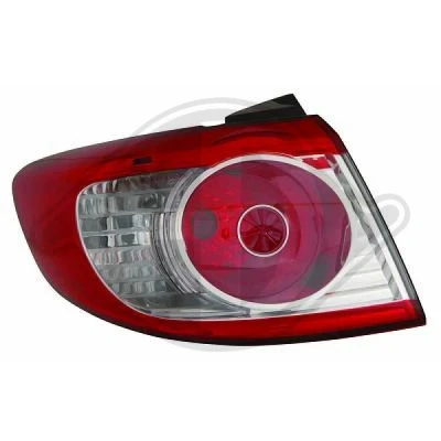Kuva DIEDERICHS 6871191 Takavalot Vasen Uloin osa P21/5W, PY21W HYUNDAI: SANTA FE 2
