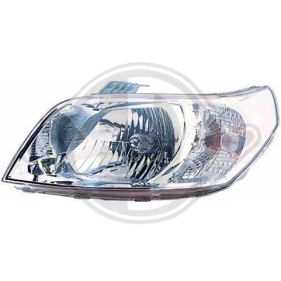 Kuva DIEDERICHS 6926080 Ajovaloumpio Oikea H4 Valokorkeussäätimen moottorilla CHEVROLET: Aveo / Kalos Hatchback