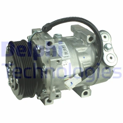 Kuva DELPHI TSP0159273 Ilmastoinnin Kompressori Sanden SD7V16 PAG 46 kompressoriöljyllä PEUGEOT: 206 Hatchback