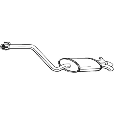 Kuva Takaäänenvaimentaja MERCEDES BENZ 190 [W201] OE 2014900901, 2014901015, 2014902015