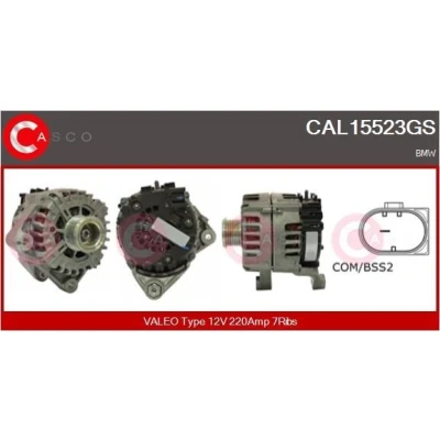 Kuva CASCO CAL10302AS Laturi 12V 150A RENAULT: MASTER 2 Kasten, LAGUNA 2, Pritsche/Fahrgestell, OPEL: Vivaro A Combi, Van