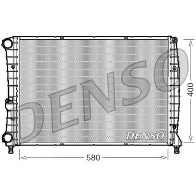 Kuva DENSO DRM01002 Jäähdytin Alumiini 580 400 28