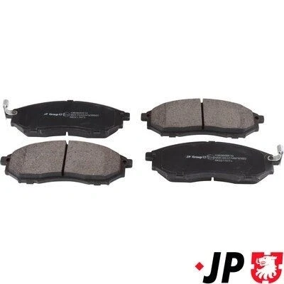 Kuva JP GROUP 4363600810 Jarrupalat Etuakseli akustisella kulumavaroittimella NISSAN: Qashqai / Qashqai+2 I, Pathfinder 3, NP300 Navara Pick up