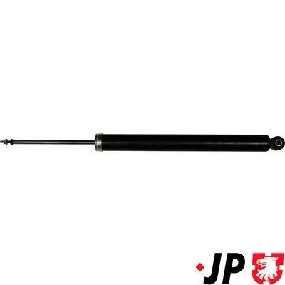 Kuva JP GROUP 1552104500 Iskunvaimentimet Taka akseli Kaasupaine Kaksiputki Joustintuki Tappi ylhäällä, Silmukka alhaalla FORD: FOCUS 3, Grand C Max