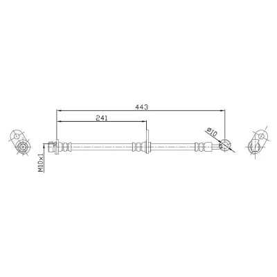 Kuva METZGER 4115189 Jarruletku 443 F10x1