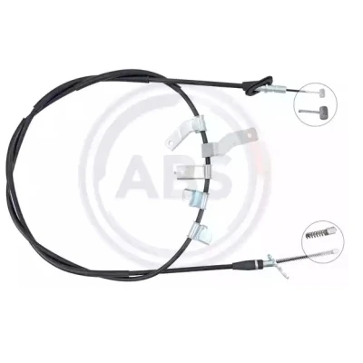 Kuva A.B.S. K14092 Käsijarruvaijeri 2490mm Levyjarru HONDA: FR V