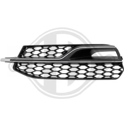 Kuva DIEDERICHS 1033349 Puskurin Ritilä Vasen Autoille ilman sumuvaloja, ajon. sporttipuskureilla AUDI: A3 Sportback