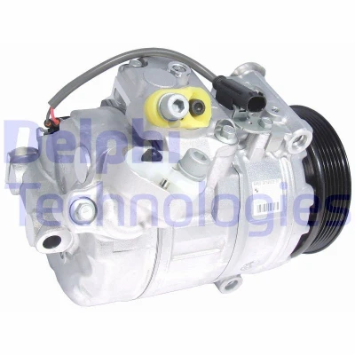 Kuva DELPHI TSP0159958 Ilmastoinnin Kompressori Denso 7SEU17C PAG 46 kompressoriöljyllä BMW: 5 Sedan