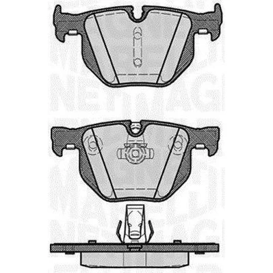 Kuva MAGNETI MARELLI 363916060161 Jarrupalat Kulumisenilmaisemelle BMW: 5 Sedan, Touring, 6 Coupe