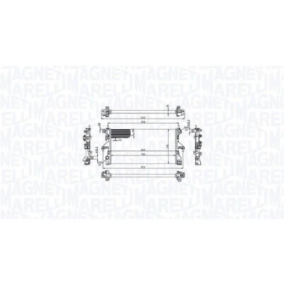 Kuva MAGNETI MARELLI 350213215100 Jäähdytin ajoneuvoille käsivaihteistolla 780 398 32 Jäähdytysrivat juotetut FIAT: Ducato III Flatbed Kuorma auto / Alusta