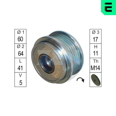 Kuva ERA ZN5496 Laturin Vapaakytkin