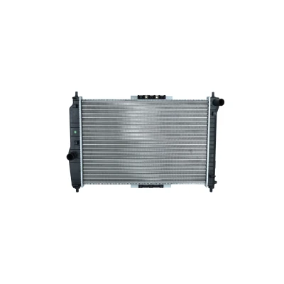 Kuva NRF 53902A Jäähdytin Alumiini 600 414 23 Jäähdytysrivat mekaan. kiinnitetyt DAEWOO: Kalos Hatchback, CHEVROLET: Aveo / Sedan