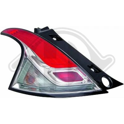 Kuva DIEDERICHS 3214090 Takavalot Oikea PY21W, W16W, LED Ilman lampun kantaa