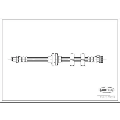 Kuva CORTECO 19027929 Jarruletku 410 FIAT: Stilo Multi Wagon, Hatchback, BRAVO 2