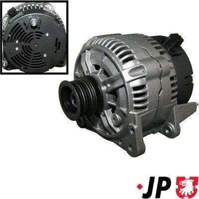 Kuva JP GROUP 1190102400 Laturi 12V 120A VOLKSWAGEN: Polo III Classic, Golf 3 Variant, Cabrio