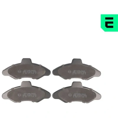 Kuva OPTIMAL BP 09664 Jarrupalat Etuakseli Ei kulumisenilmaisimelle FORD: ESCORT 6, 7