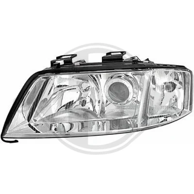 Kuva DIEDERICHS 1024981 Ajovaloumpio Vasen H1, H1/H7, H7 AUDI: A6 C5 Sedan, Avant