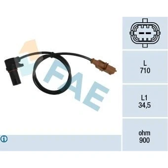 Kuva Kierroslukuanturi Alfa romeo, Fiat, Lancia OE 1817, 46469866, 46470477