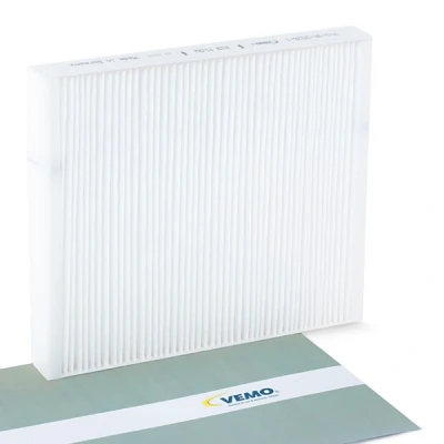 Kuva VEMO Q+, original equipment manufacturer quality MADE IN GERMANY V10 30 2526 1 Raitisilmasuodatin Siitepölysuodin 248 217 Paperi SKODA: Fabia 2