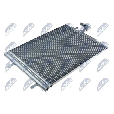 Kuva NTY CCS VV 009 Ilmastoinnin Lauhdutin Vedenerottimella Alumiini 623 VOLVO: V60 I, V40 Hatchback, S60 II