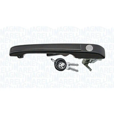 Kuva MAGNETI MARELLI 350105024800 Ovenkahva Eteen, vasen Sulkusylinterillä Musta Ei pinnoitetta VOLKSWAGEN: GOLF 2, Caddy 1 Pickup, Polo II Hatchback