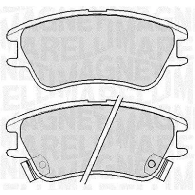 Kuva MAGNETI MARELLI 363916060655 Jarrupalat akustisella kulumavaroittimella