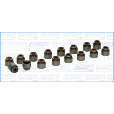 Kuva AJUSA 57024800 Venttiilinvarren Kumit NISSAN: Almera 2 Limousine, SUNNY 2, Primera Hatchback