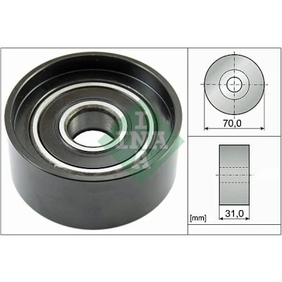 Kuva INA 532 0588 10 Ohjainrulla HONDA: CR V 3, FR V, Accord 7 Tourer
